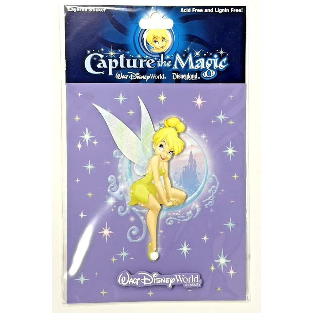 Walt Disney World Capture The Magic Tinker Bell Layered Sticker Scrapbooking